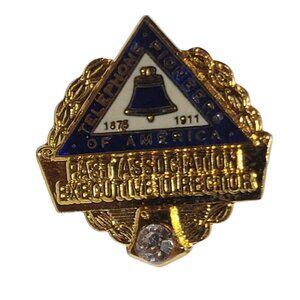 Vintage Telephone Pioneers of America Past Executive Director Pin